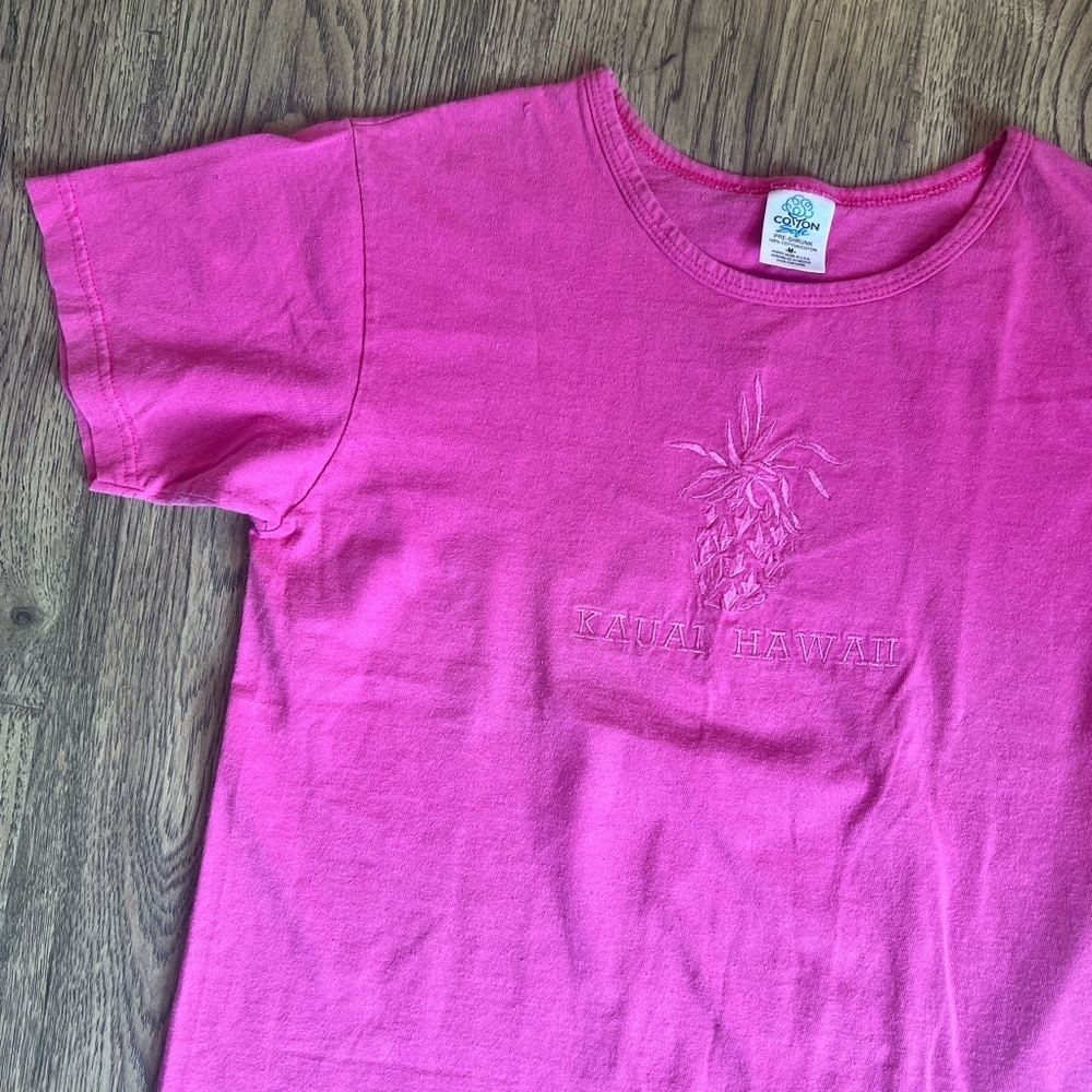 Vintage Hawaii Tee Embroidered Medium